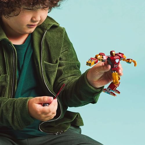 LEGO Marvel Iron Man Mech vs. Ultron - Buildable Super Hero Playset for Kids 6+