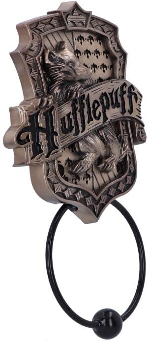 Nemesis Now Officially Licensed Harry Potter Hufflepuff Door Knocker, Bronze, 24