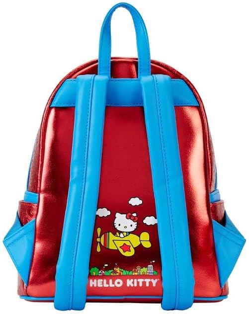 Loungefly Hello Kitty 50th Anniversary Coin Bag Mini Backpack Red (LF-SANBK0522)