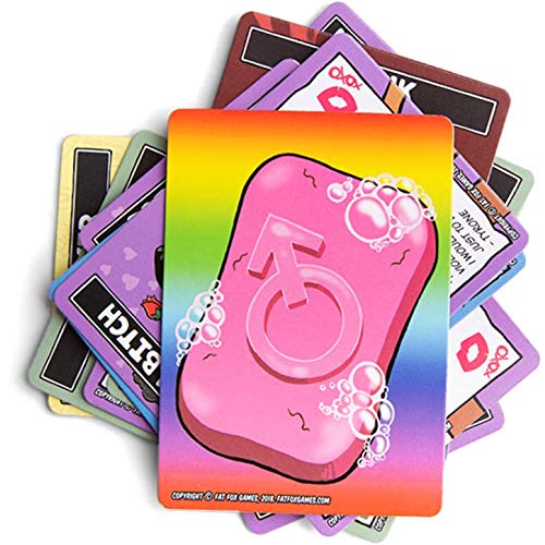 Don't Drop the Soap - 18+ - Party Game - Quick Game with Black Humour - For