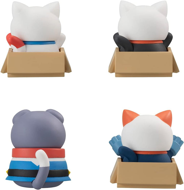 Mobile Suit Gundam Mega Cat Project trading figures Nyandam We are the Earth Federation Force Special Set 3 cm