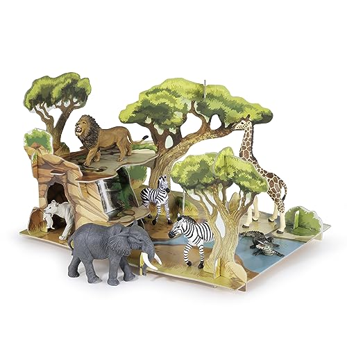 Papo 60113 Savannah Wild Animal Kingdom Figurine - Multicolor, High-Quality PVC Play Environment for Kids 3+