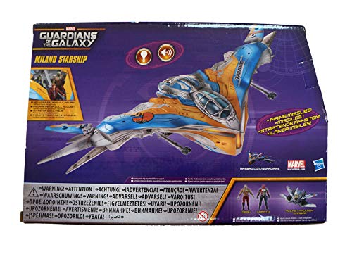 Guardians of the Galaxy Milano Starship Vehicle with Lights, Sounds & Missiles - Ages 4+