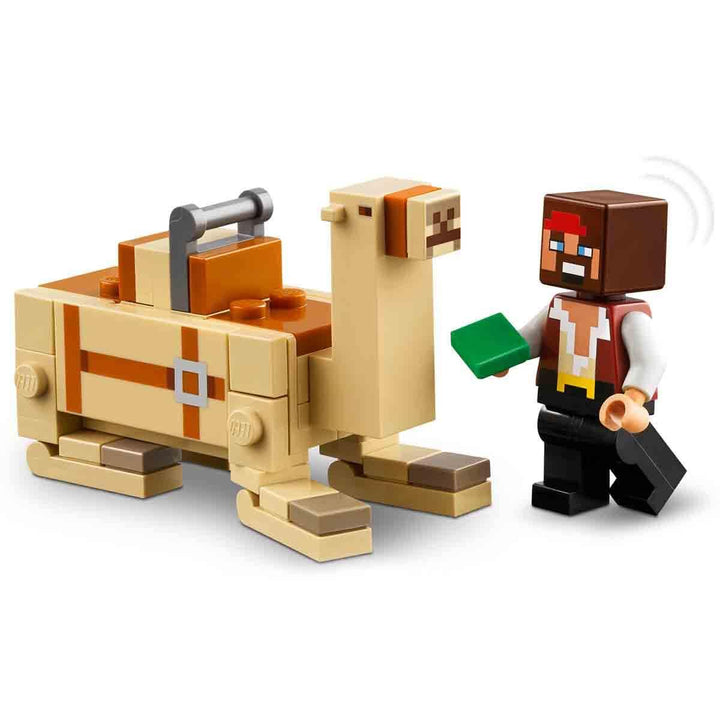 LEGO Minecraft The Pirate Ship Voyage - Building Set with Pirate Figures & Camel for Ages 8+