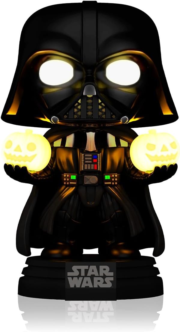 Funko Pop! Super Star Wars - Darth Vader Vinyl Figure with Lights & Sounds (SFX)