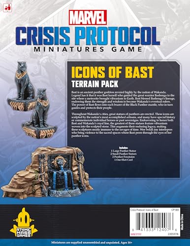 Atomic Mass Games Marvel Crisis Protocol: Icons of Bast Terrain Pack (FFGCP180)