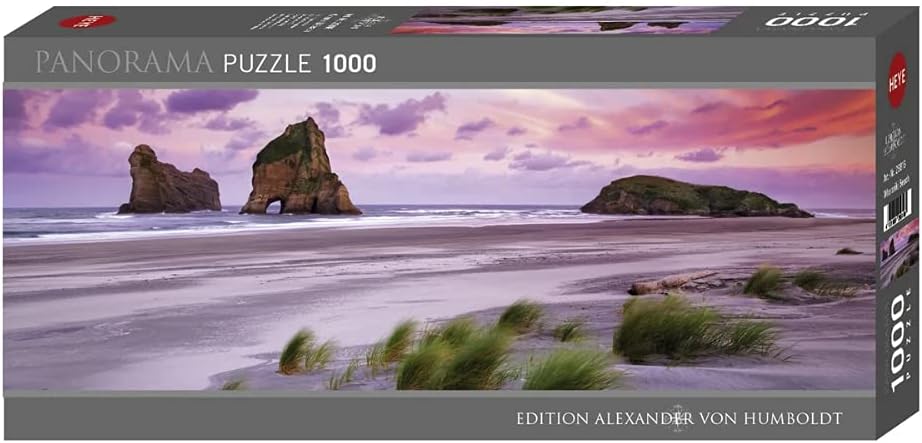 Heye Wharariki Beach Panorama Puzzle 1000 Pieces (Model 29816) - Premium Die-Cut Jigsaw for Ages 9+