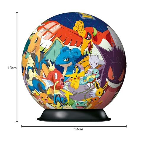 Ravensburger Pokemon 3D Jigsaw Puzzle Ball - 72 Pieces for Kids 6 Years and Up