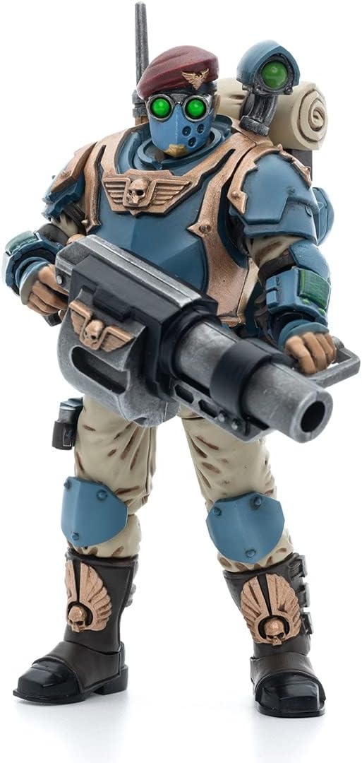 Bloomage Joytoy WH 40K Astra Militarum Tempestus Sci Com Grenadier 1/18 Action Figure (JT5161)