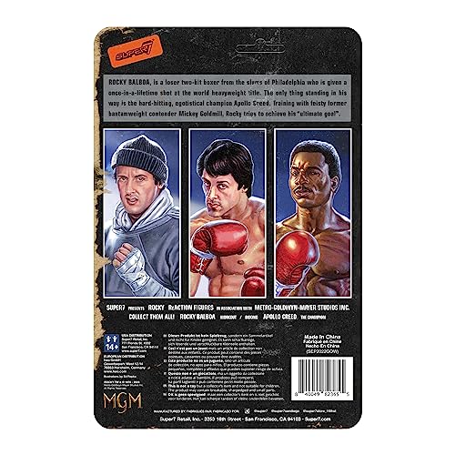 SUPER7 ReAction Rocky Wave 2 - Rocky Balboa Action Figure (S7-RB-RW2)