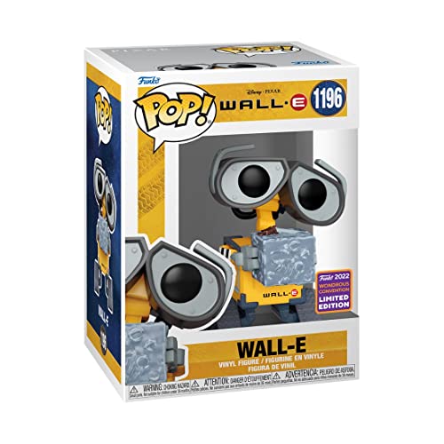 Funko Pop! Disney - Wall-E Vinyl Figure with Arms Raised and Trash Cube (63682)