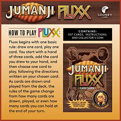 Looney Labs Jumanji Fluxx Card Game (LON00103)