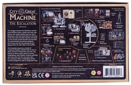 City of The Great Machine: The Escalation - Board Game Expansion (2023)
