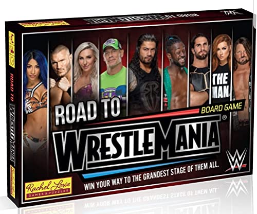 WWE Road to Wrestlemania Jeu de société, 40 x 27 x 5 cm