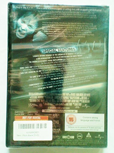 PITCH BLACK - Sci-fi/Horror [DVD]