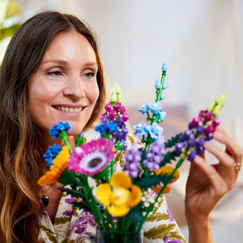 LEGO Icons Wildflower Bouquet 10313 - Adult Building Set with 8 Flower Species