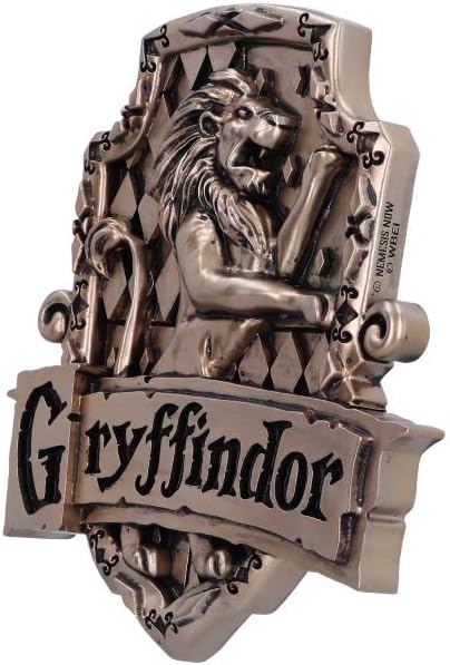 Nemesis Now Officially Licensed Harry Potter Gryffindor Wall Plaque, Bronze, 20c