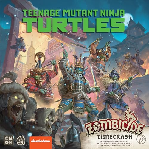 CMON Zombicide White Death Expansion: Time Crash Teenage Mutant Ninja Turtles Board Game Expansion (CMNGUF044)