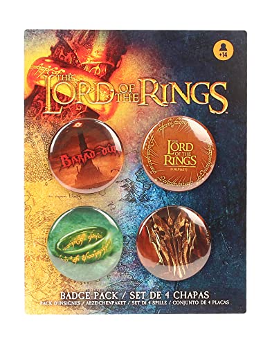 SD Toys The Lord of the Rings Badge Set - Pack of 4 (200576)