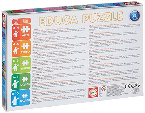 Educa Borrás Peppa Pig Progressive Puzzles - 4 Puzzles for Ages 3+ (6-16 Pieces)