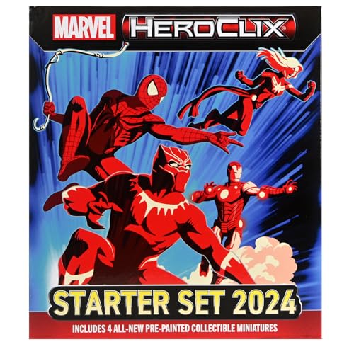 WizKids Marvel HeroClix Starter Set 2024 Tabletop Game (WIZ84917)