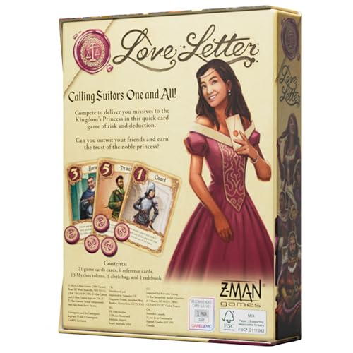 Z-Man Games Love Letter Card Game (ZMGLLS0101EN)