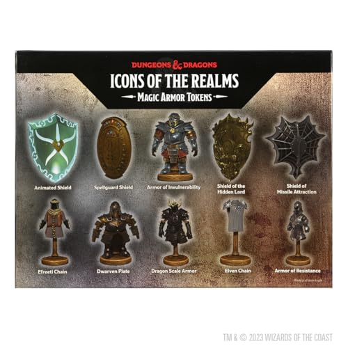 WizKids D&D Icons of The Realms Magic Armor Tokens (96186)