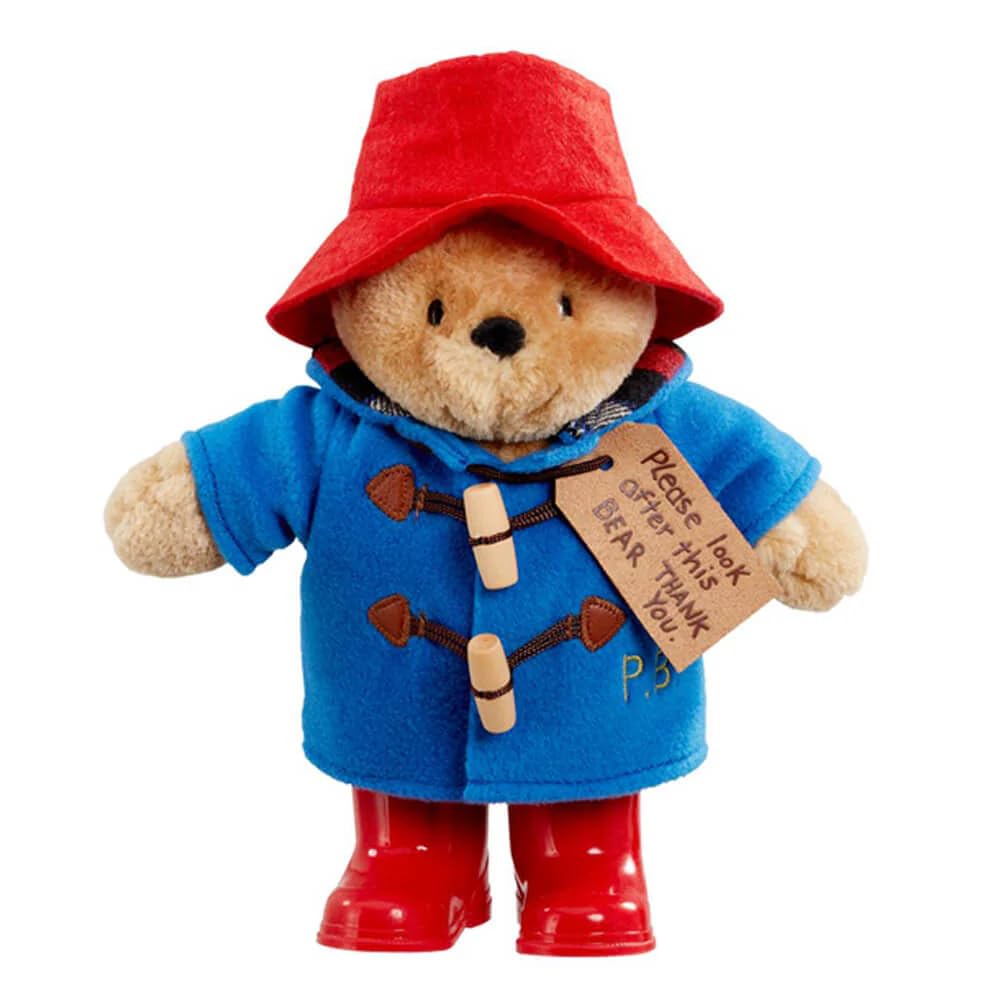Paddington Bear Plush Toy - Classic Blue Duffle Coat with Boots, 24cm