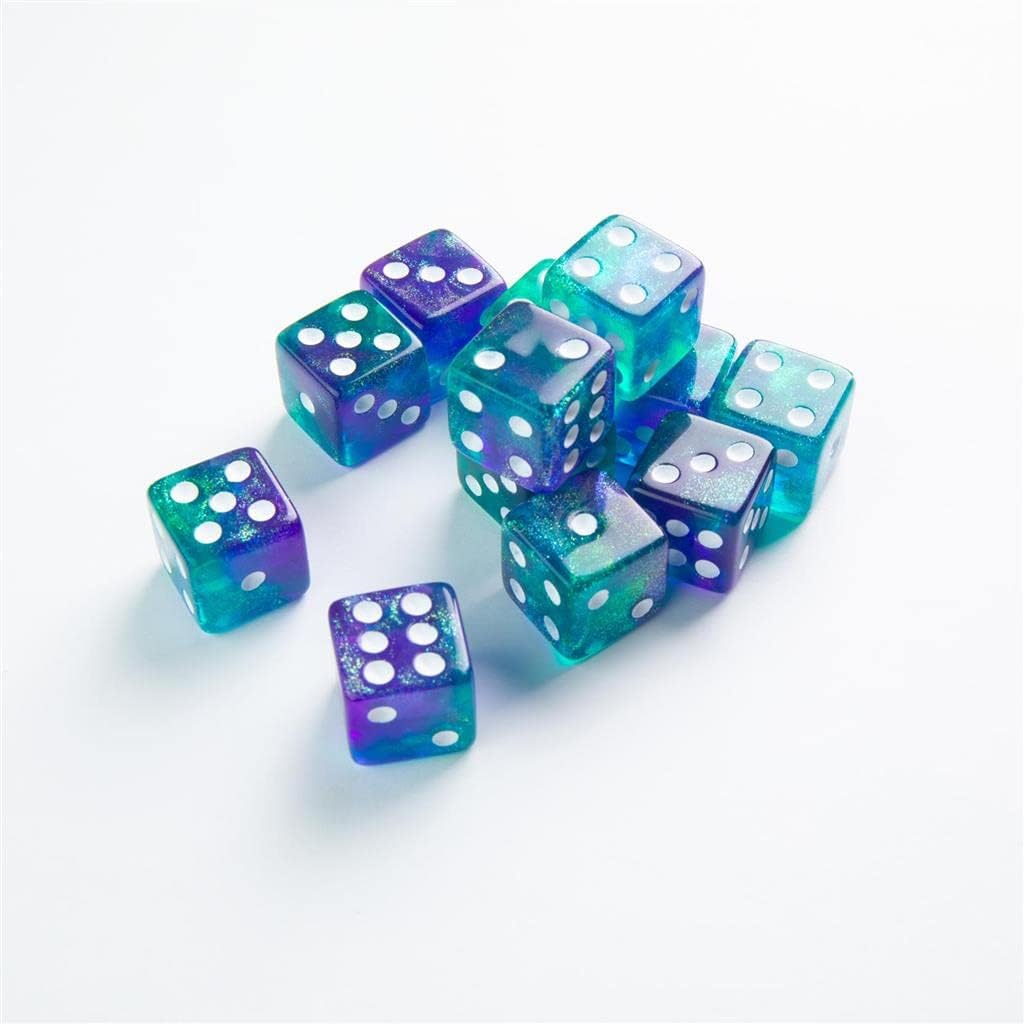 Asmodee Galaxy Series Moon Nebula D6 Dice Set (GGS50022ML)