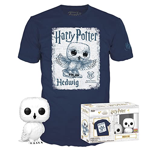 Funko Pop! Harry Potter - Hedwig Vinyl Figure & T-Shirt Combo (Medium)