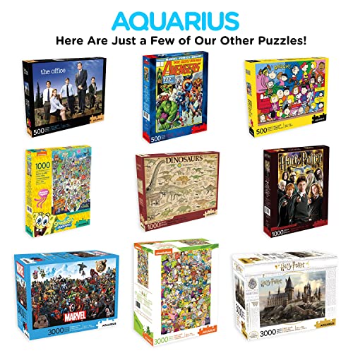 signs-unique Aquarius SpongeBob SquarePants Jigsaw Puzzle (500 Piece) - Licensed, Multi-Colored, 480mm x 350mm Completed Size