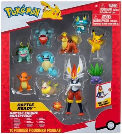 Pokémon Trading Cards - Battle Figure 10 Pack (PKW2855)