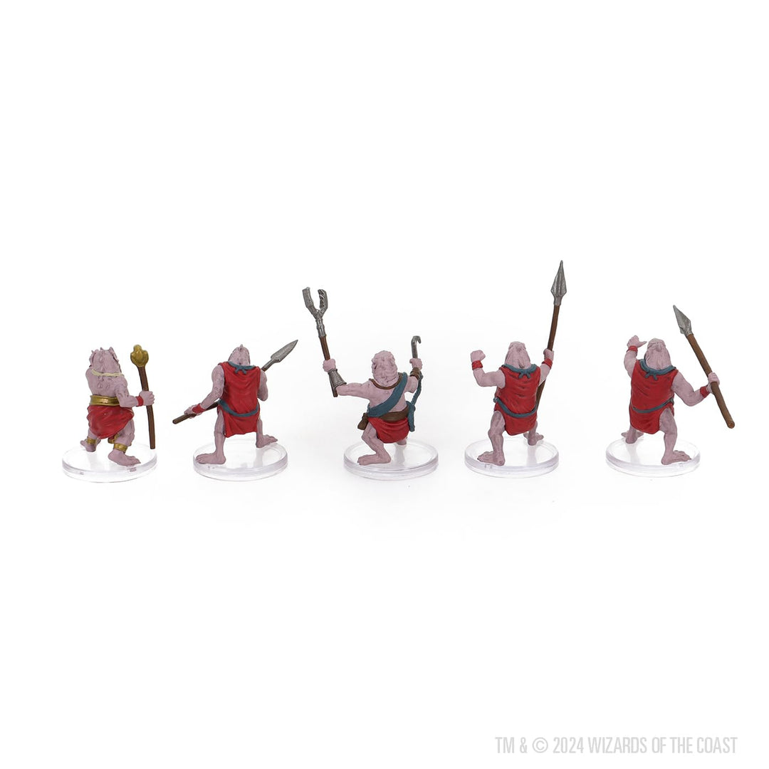 WizKids D&D Icons of the Realms: Kuo-Toa Warband Miniatures Set (5 Count)