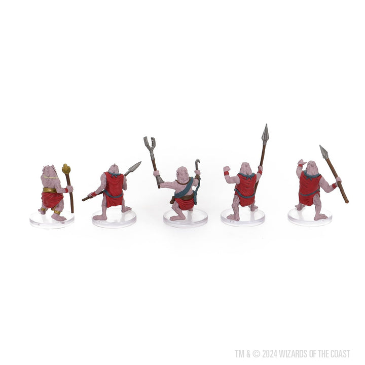 WizKids D&D Icons of the Realms: Kuo-Toa Warband Miniatures Set (5 Count)