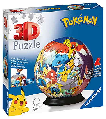 Ravensburger Pokemon 3D Jigsaw Puzzle Ball - 72 Pieces for Kids 6 Years and Up