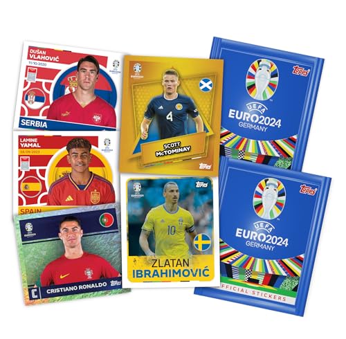 Topps Euro 2024 Sticker Collection - Official Tournament Sticker Album (FS0004695)