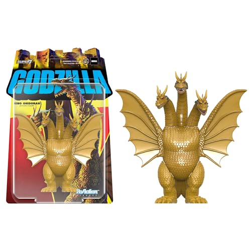 SUPER7 ReAction Toho Monsters Wave 2 - King Ghidorah Action Figure (RE-TOHOW02-KGH-01)