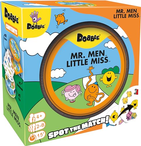 Asmodee Dobble Mr Men and Little Miss Card Game (ASMDOBMM07EN)