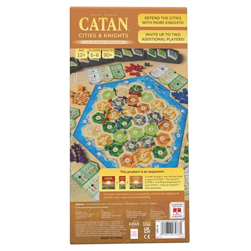 CATAN Cities & Knights 5-6 Player Expansion (CN3088)
