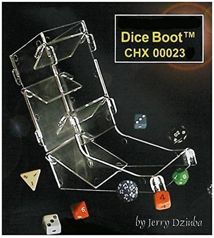 Chessex Dice Boot Dice Tower - Clear (CHX00023)