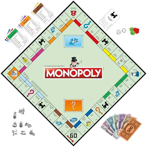 Monopoly Classic Board Game for 2-6 Players