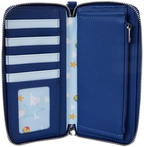 Loungefly Toy Story Villains Zip Around Wristlet Wallet Blue (WDWA3013)