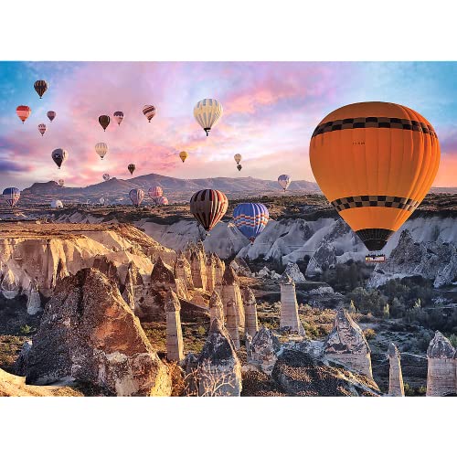 Trefl Balloons Over Cappadocia 3000-Piece Jigsaw Puzzle - Premium Non-Glare, Ages 14+