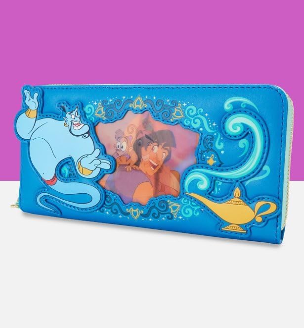 Loungefly Disney Princess Jasmine Wristlet Wallet Blue (WDWA3031)