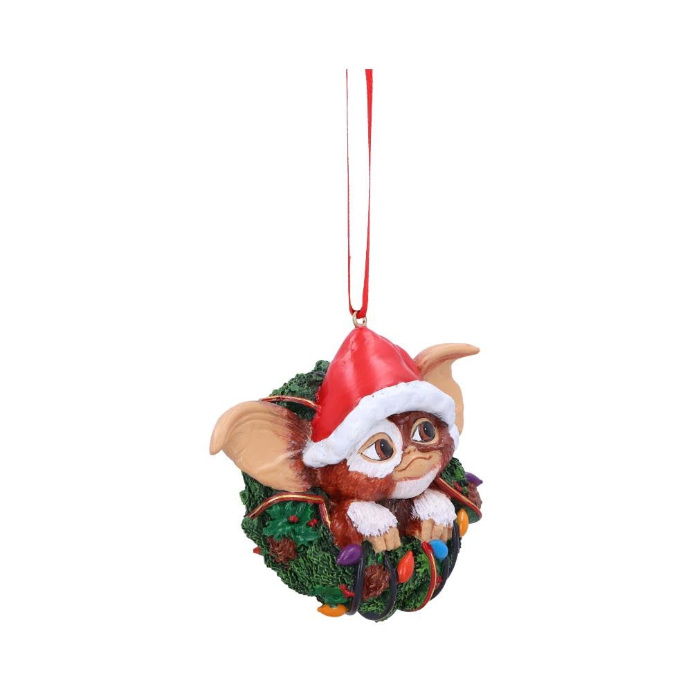 Nemesis Now Gremlins Gizmo in Wreath Hanging Ornament (B6411X3)