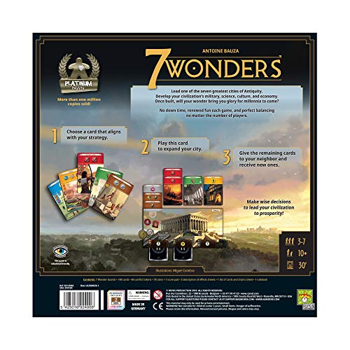 Repos Production 7 Wonders 2nd Edition Board Game (SV01EN)