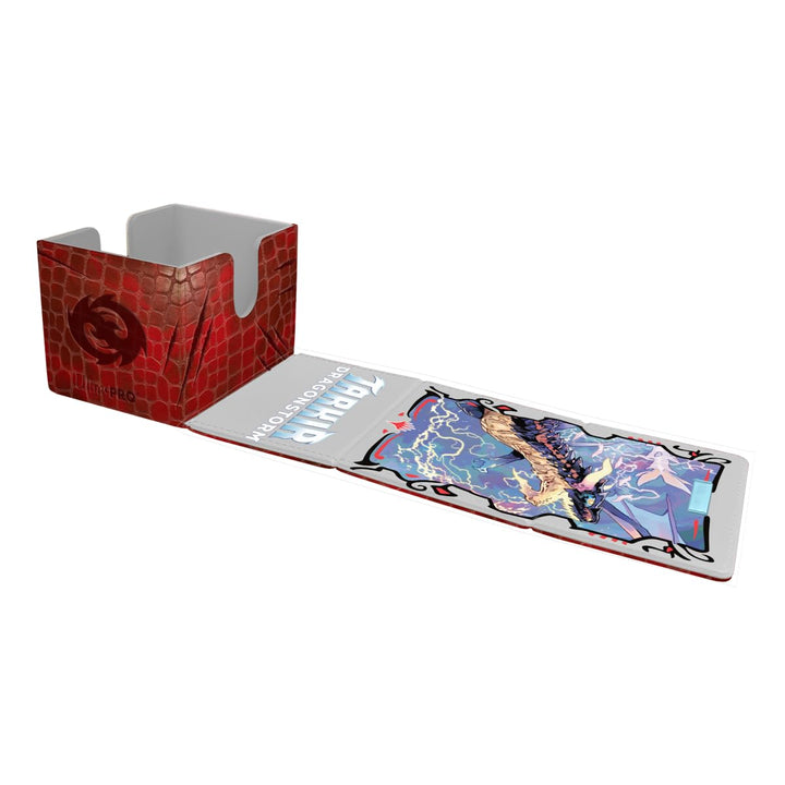 Ultra Pro Magic: The Gathering Tarkir Dragonstorm Deck Box - Premium Leatherette Storage for 100 Cards