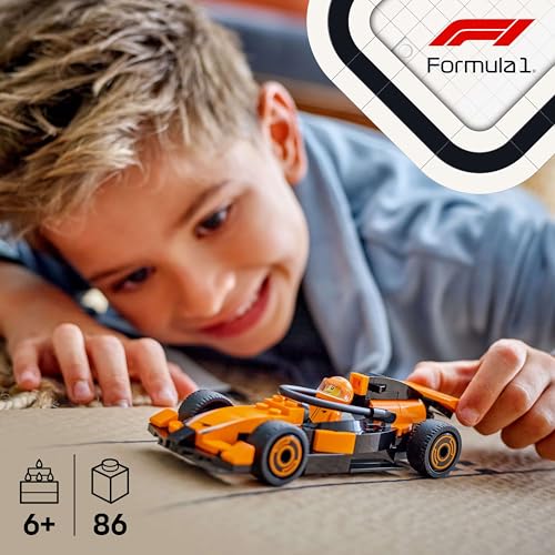 LEGO City F1 Driver with McLaren Race Car - Building Playset for Ages 6+