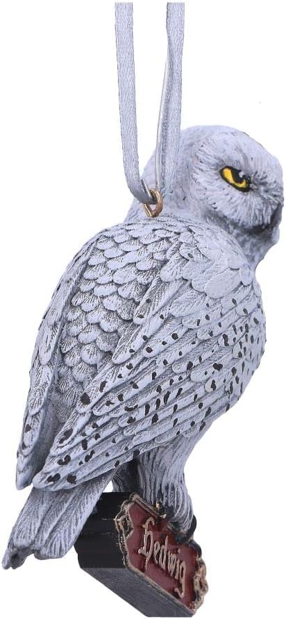 Nemesis Now Harry Potter Hedwig Hanging Ornament, White, 9cm