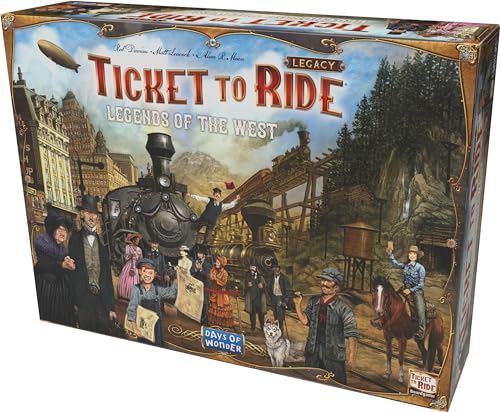 Days of Wonder Ticket to Ride Legacy - Legends of the West Board Game (DOW7236)